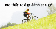 Mơ thấy đi xe đạp đánh con gì? Ý nghĩa của giấc mơ này